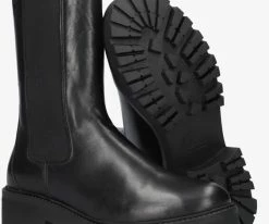 Mexx farin bottines chelsea en noir -Bottes Femme Soldes 201615 4