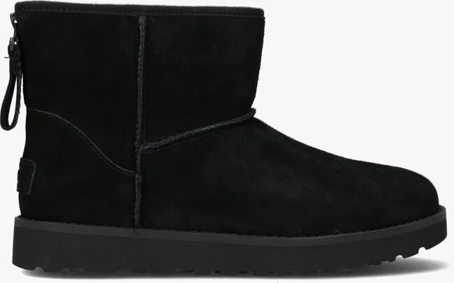 Ugg w classic mini logo zip bottes fourrure en noir 1 Ugg w classic mini logo zip bottes fourrure en noir