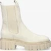 Notre-v 03-432 bottines chelsea en blanc -Bottes Femme Soldes 202173 2