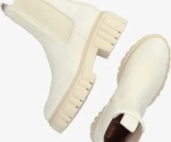 Notre-v 03-432 bottines chelsea en blanc -Bottes Femme Soldes 202173 5