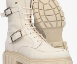 Notre-v 03-438 bottines à lacets en beige 9 Notre-v 03-438 bottines à lacets en beige -Bottes Femme Soldes 202175 4