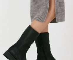 Notre-v 8791 bottes hautes en noir 11 Notre-v 8791 bottes hautes en noir -Bottes Femme Soldes 202610 8