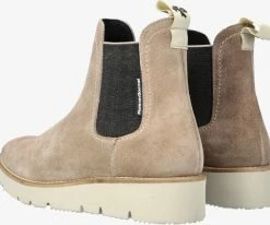 Floris van bommel 85692 bottines chelsea en beige -Bottes Femme Soldes 202641 3