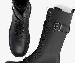 Red-rag 71210 bottines à lacets en noir -Bottes Femme Soldes 202755 5