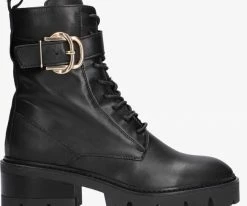 Notre-v an1400 bottines à lacets en noir