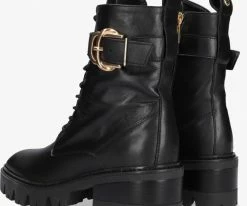 Notre-v an1400 bottines à lacets en noir 8 Notre-v an1400 bottines à lacets en noir -Bottes Femme Soldes 202838 3