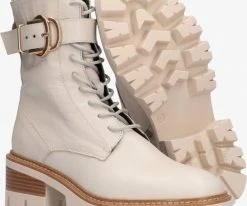 Notre-v an1400 bottines à lacets en blanc 8 Notre-v an1400 bottines à lacets en blanc -Bottes Femme Soldes 202839 4
