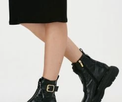 Notre-v an139 bottillons en noir 11 Notre-v an139 bottillons en noir -Bottes Femme Soldes 202854 8