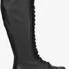 Dr martens 1b60 bottes hautes en noir -Bottes Femme Soldes 203295 2