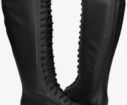 Dr martens 1b60 bottes hautes en noir -Bottes Femme Soldes 203295 5