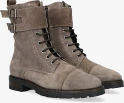 Notre-v body218 bottines à lacets en taupe 6 Notre-v body218 bottines à lacets en taupe -Bottes Femme Soldes 204105 1