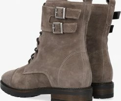 Notre-v body218 bottines à lacets en taupe 7 Notre-v body218 bottines à lacets en taupe -Bottes Femme Soldes 204105 3