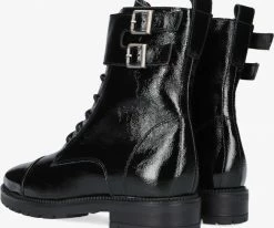 Notre-v body218 bottines à lacets en noir -Bottes Femme Soldes 204107 3