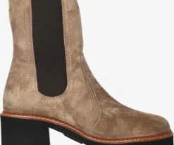 Paul green 9908 bottines chelsea en taupe