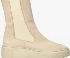 Paul green 9971 bottines chelsea en beige