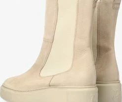 Paul green 9971 bottines chelsea en beige -Bottes Femme Soldes 204165 3
