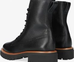 Paul green 9768 bottines à lacets en noir -Bottes Femme Soldes 204170 3