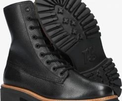 Paul green 9768 bottines à lacets en noir -Bottes Femme Soldes 204170 4