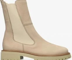 Paul green 9836 bottines chelsea en beige