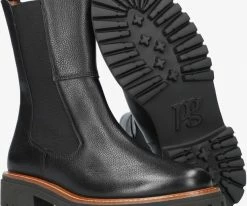 Paul green 9836 bottines chelsea en noir 8 Paul green 9836 bottines chelsea en noir -Bottes Femme Soldes 204172 4