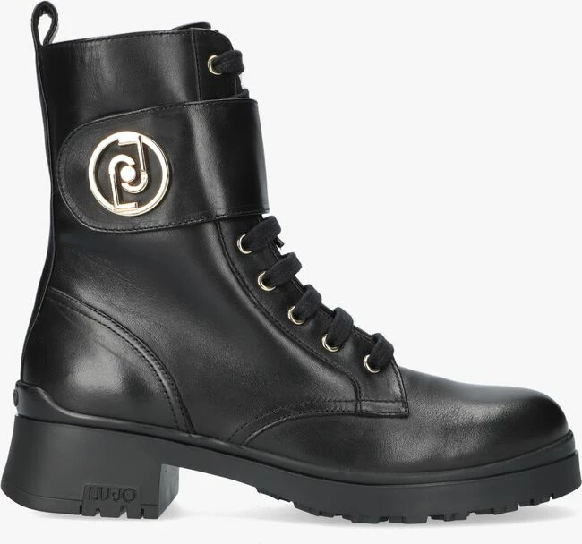 Liu jo new nancy 37 bottines à lacets en noir 1 Liu jo new nancy 37 bottines à lacets en noir