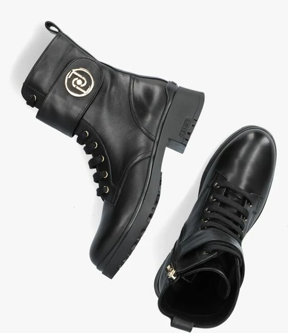 Liu jo new nancy 37 bottines à lacets en noir 5 Liu jo new nancy 37 bottines à lacets en noir – Image 5