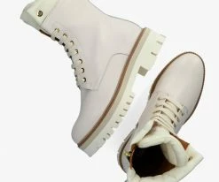 Notre-v 41405 bottines à lacets en blanc -Bottes Femme Soldes 205642 5