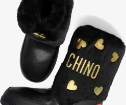 Love moschino ja24242g0d bottillons en noir -Bottes Femme Soldes 206257 5