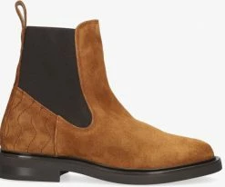 Scotch & soda hailey boot bottines chelsea en cognac