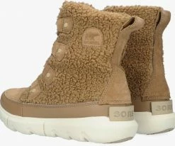 Sorel sorel explorer ii joan cozy bottes fourrure en camel -Bottes Femme Soldes 206397 3