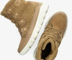 Sorel sorel explorer ii joan cozy bottes fourrure en camel -Bottes Femme Soldes 206397 5