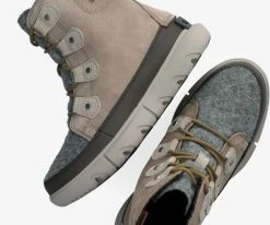 Sorel explorer ii joan faux felt wp bottillons en taupe 9 Sorel explorer ii joan faux felt wp bottillons en taupe -Bottes Femme Soldes 206400 5