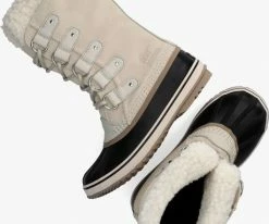 Sorel joan of artic bottes fourrure en beige -Bottes Femme Soldes 206402 5