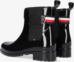 Tommy hilfiger th hardware rainboot bottes en caoutchouc en noir 8 Tommy hilfiger th hardware rainboot bottes en caoutchouc en noir -Bottes Femme Soldes 206602 3