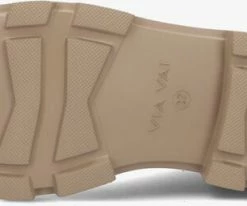 Via vai livia bond bottines à lacets en beige -Bottes Femme Soldes 207062 4