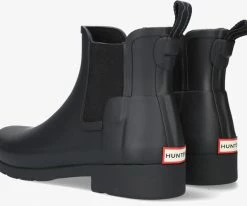 Hunter womens refined chelsea bottes en caoutchouc en noir 8 Hunter womens refined chelsea bottes en caoutchouc en noir -Bottes Femme Soldes 207106 3