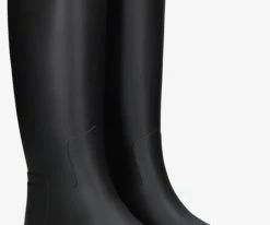 Hunter womens refined tall bottes en caoutchouc en noir