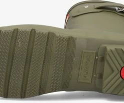 Hunter womens original short bottes en caoutchouc en vert -Bottes Femme Soldes 207108 4