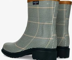 Aigle fulfeel bottes en caoutchouc en multicolore -Bottes Femme Soldes 207717 3