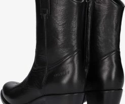 Sendra 17763 santiags en noir -Bottes Femme Soldes 207797 3