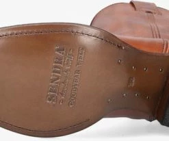 Sendra 17763 santiags en cognac -Bottes Femme Soldes 207798 4