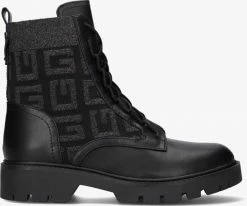 Guess razieli bottines à lacets en noir