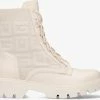 Guess razieli bottines à lacets en blanc -Bottes Femme Soldes 207875 2