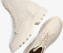 Guess razieli bottines à lacets en blanc -Bottes Femme Soldes 207875 5