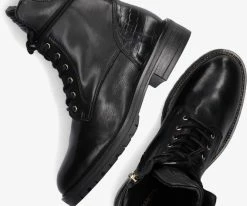 Haboob atac bottines à lacets en noir -Bottes Femme Soldes 208053 5