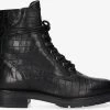 Haboob atac bottines à lacets en noir -Bottes Femme Soldes 208054 2