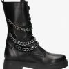 Nikkie dionne chain boots bottines à lacets en noir 10 Nikkie dionne chain boots bottines à lacets en noir -Bottes Femme Soldes 208132 2
