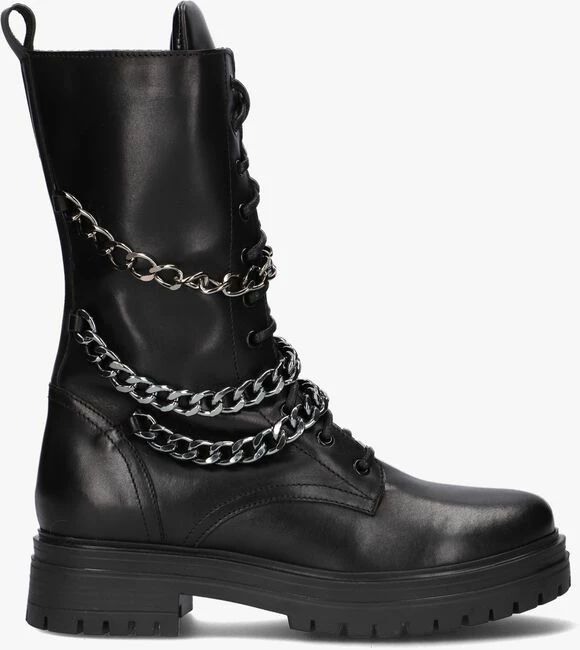 Nikkie dionne chain boots bottines à lacets en noir 1 Nikkie dionne chain boots bottines à lacets en noir