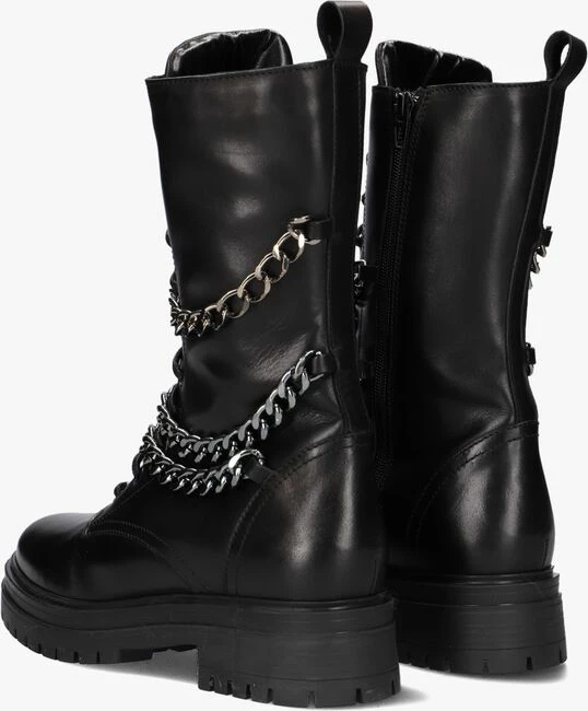 Nikkie dionne chain boots bottines à lacets en noir 3 Nikkie dionne chain boots bottines à lacets en noir – Image 3