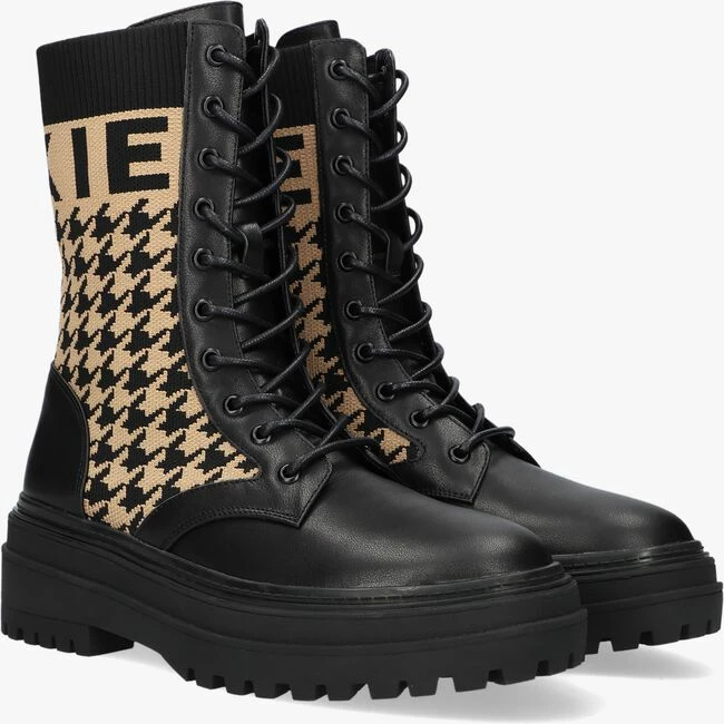 Nikkie dian boots bottines à lacets en noir 2 Nikkie dian boots bottines à lacets en noir – Image 2